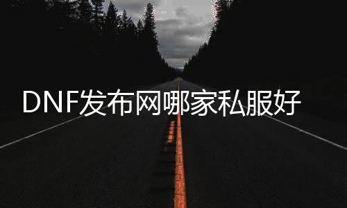 DNF发布网哪家私服好