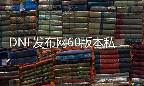 DNF发布网60版本私服辅助（DNF发布网怀旧60版本辅助）