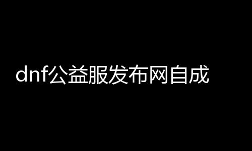 dnf公益服发布网自成立以来（回顾dnf公益服发布网的发展历程）